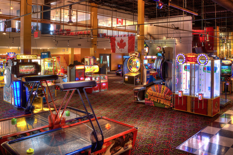 A Beautiful view of Ottawa Zone Game Center.